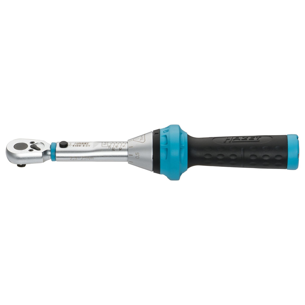 Drehmomentschlüssel mit Umschaltknarre, 2,5 - 25 Nm, 1/4 Zoll