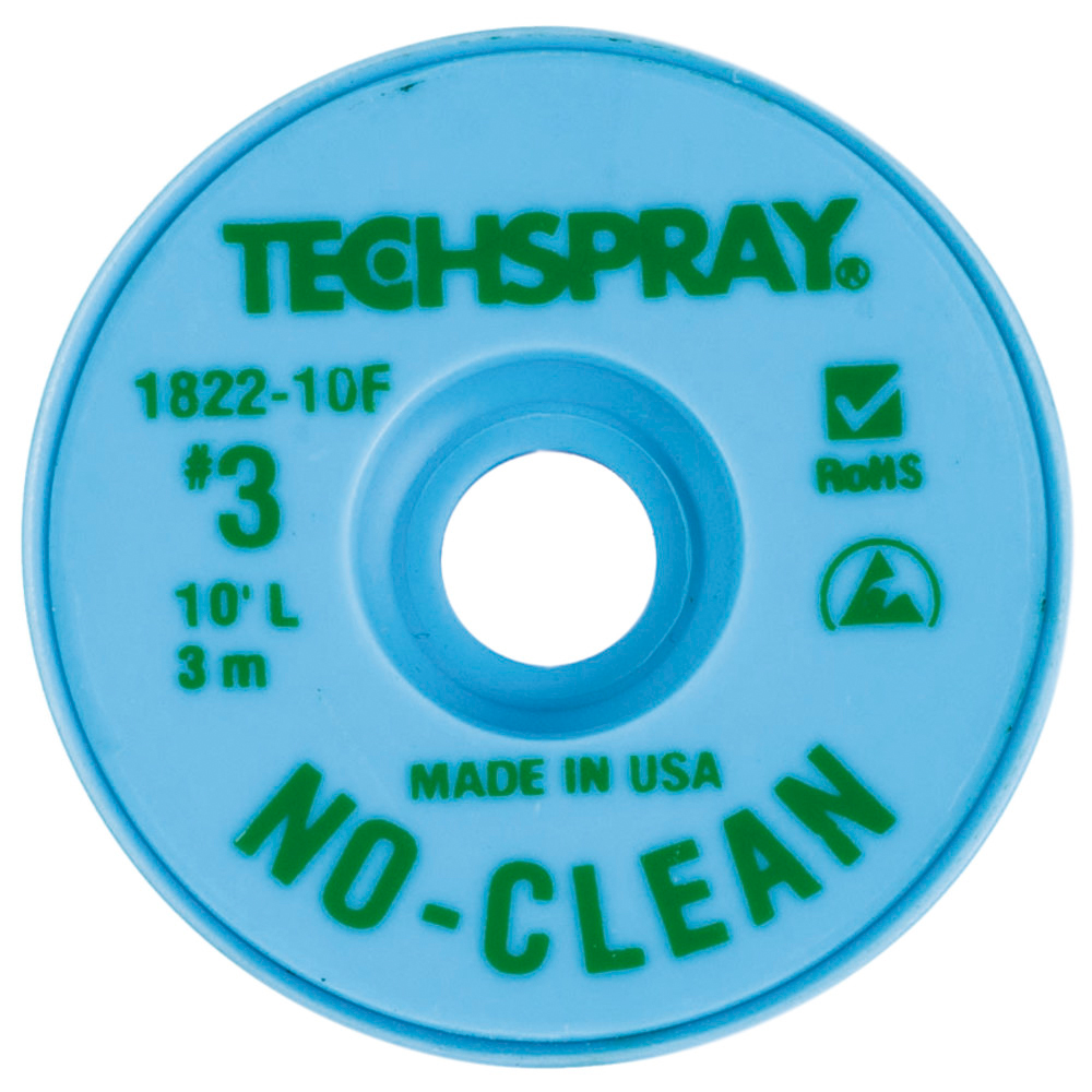 Techspray Entlötlitze No-Clean, 1,9 mm, 3,0 m, grün