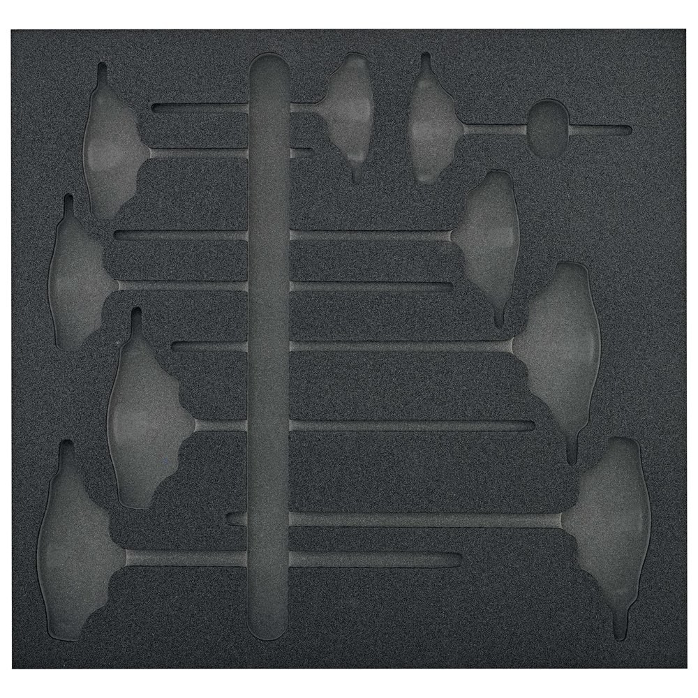 Werkzeugmodul 2/3 leer T-Griff Torx Wera