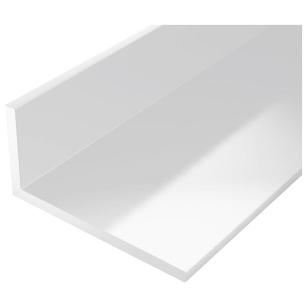 Kunststoff-Winkelprofil 1000/20 x 10 mm weiß