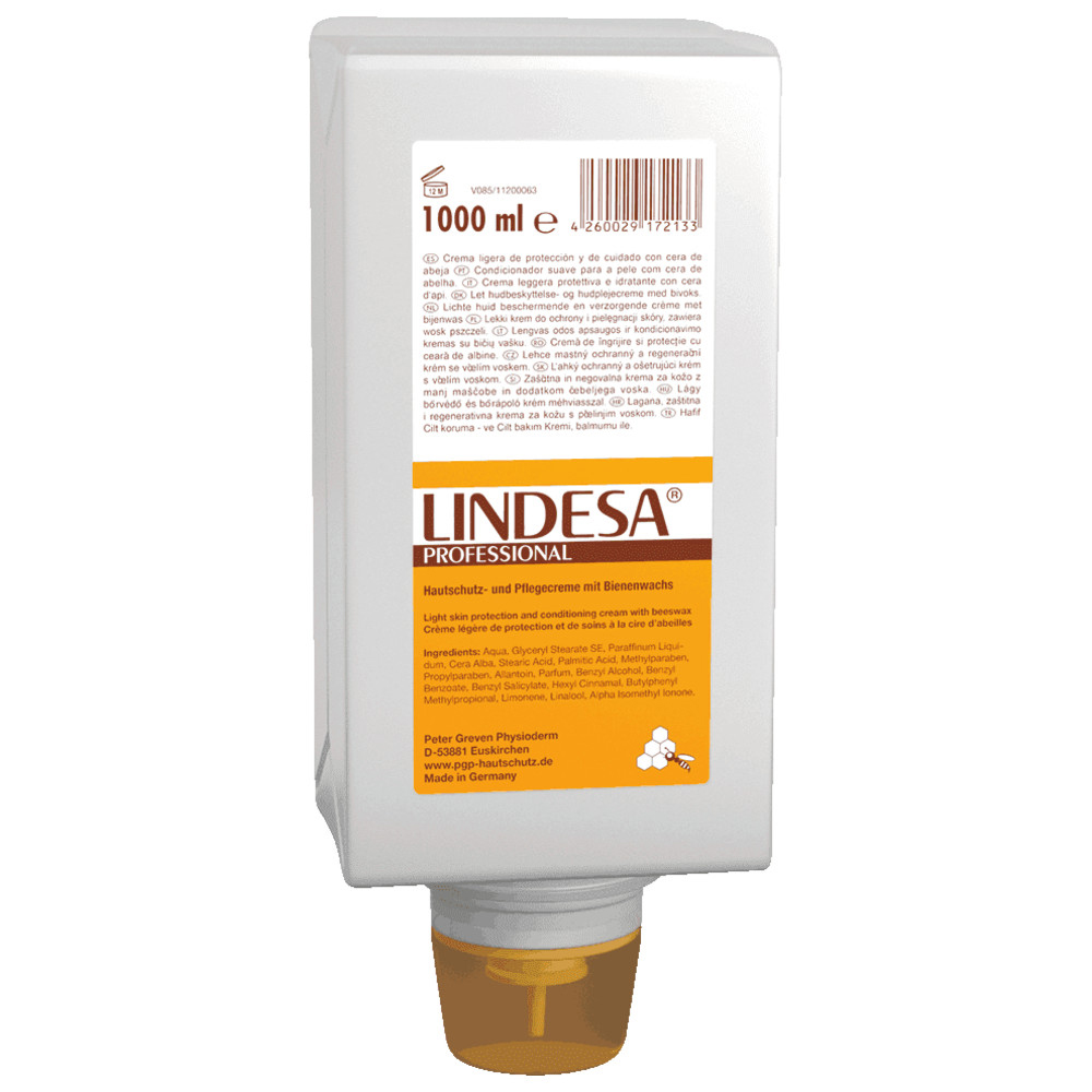 Lindesa Pflegecreme mit Bienenwachs, 1.000 ml