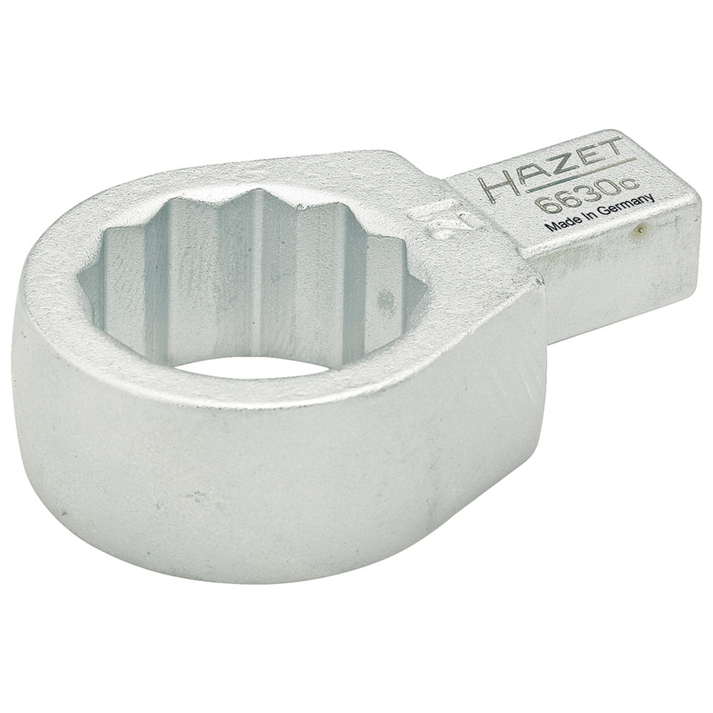 Einsteck-Ringschlüssel 6630C-17 - Einsteck-Vierkant 9 x 12 mm - Außen-Doppel-Se