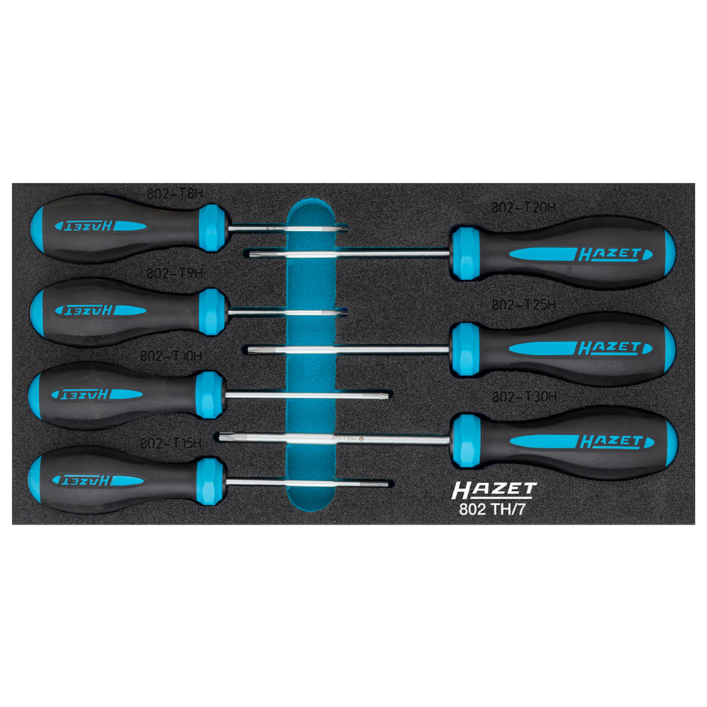 Schraubendreher-Satz HEXAnamic 802TH/7 - Tamper Resistant TORX Profil - Anzah