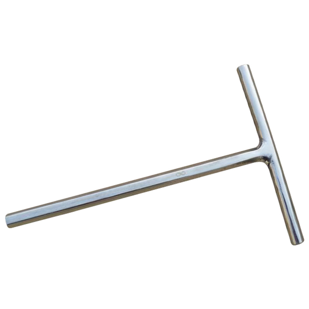 Sechskantstiftschlüssel mit T-Griff, Edelstahl, 150 mm, SW 3,0 mm