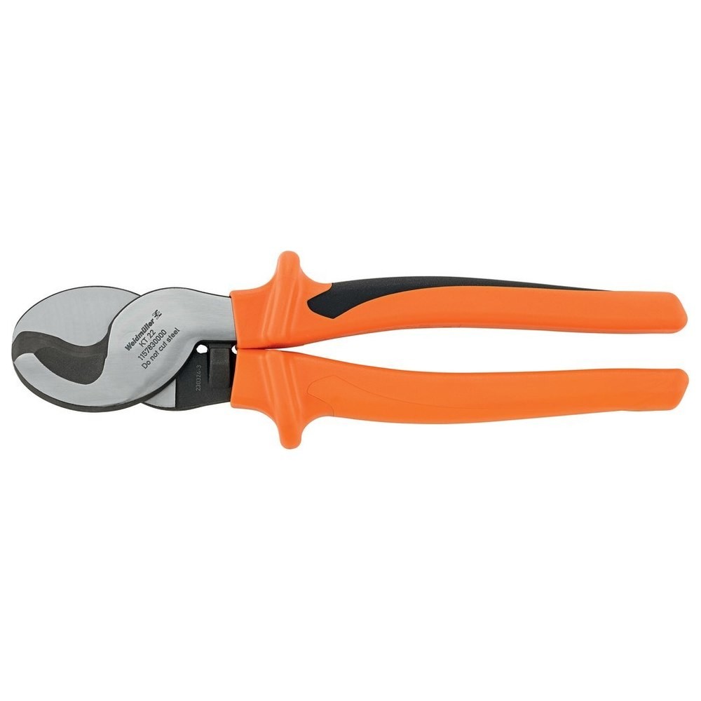 Kabelschere VDE mit Mehrkomponenten-Griffen 245mm KT 22 VDE Weidmüller