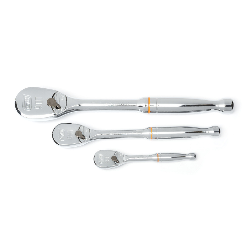 1/4", 3/8", 1/2" Umschaltknarrensatz, 3-tlg.