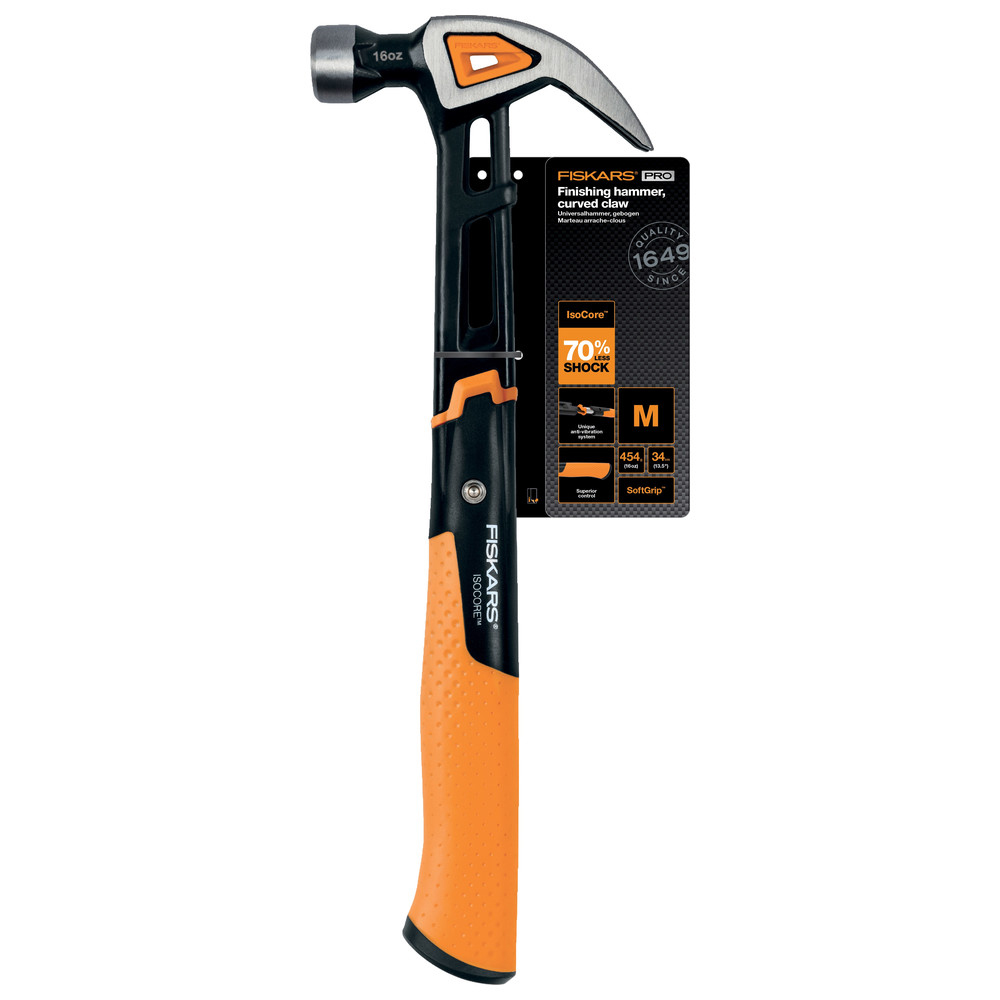 IsoCore Universalhammer gebogene Klaue M, 16 oz/13,5