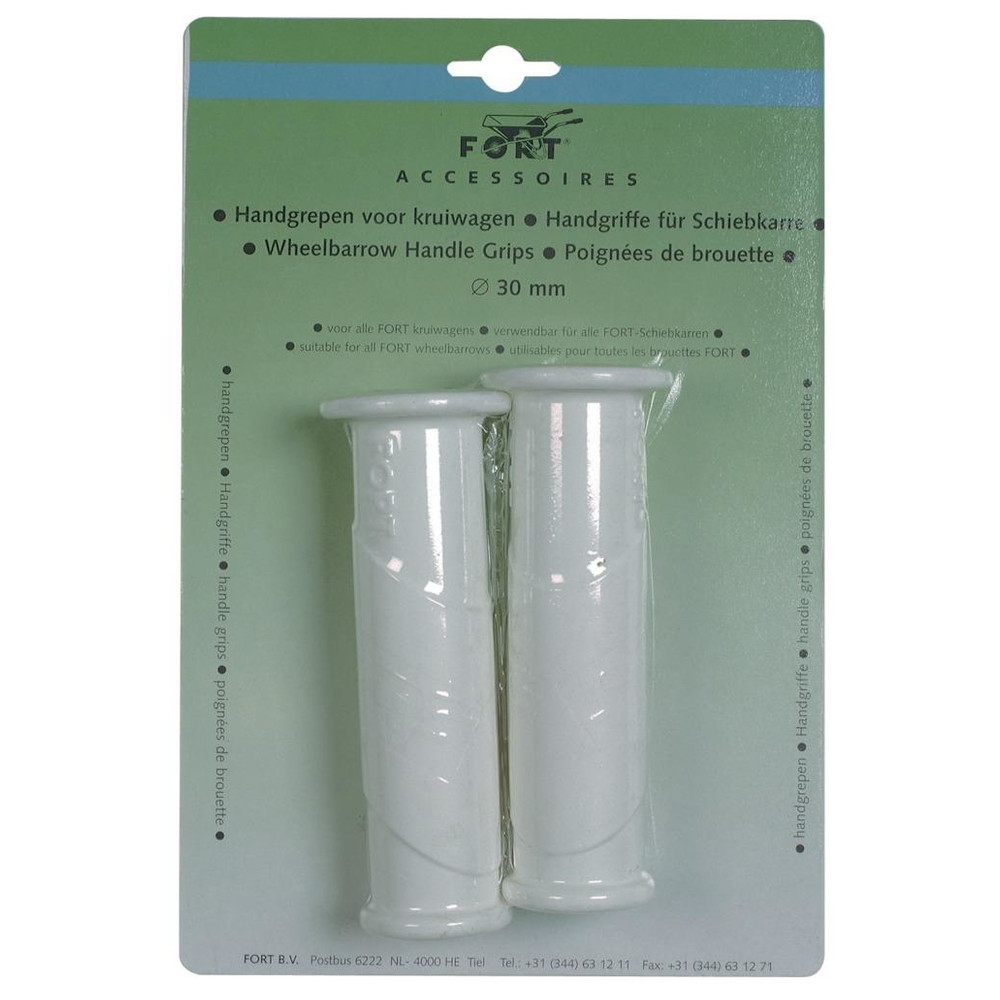 Ersatzgriffe zu Schiebekarre SB-verpackt, weiss, 30 mm Fort