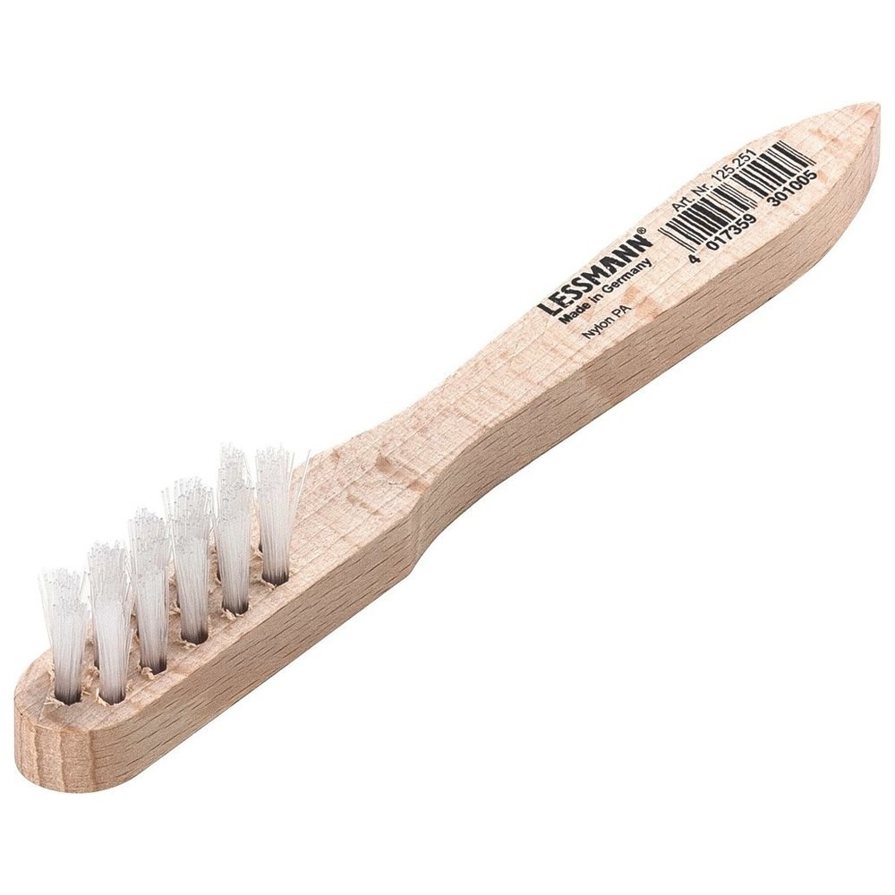 Zündkerzenbürste Nylon PA glatt 0,3x150mm Lessmann