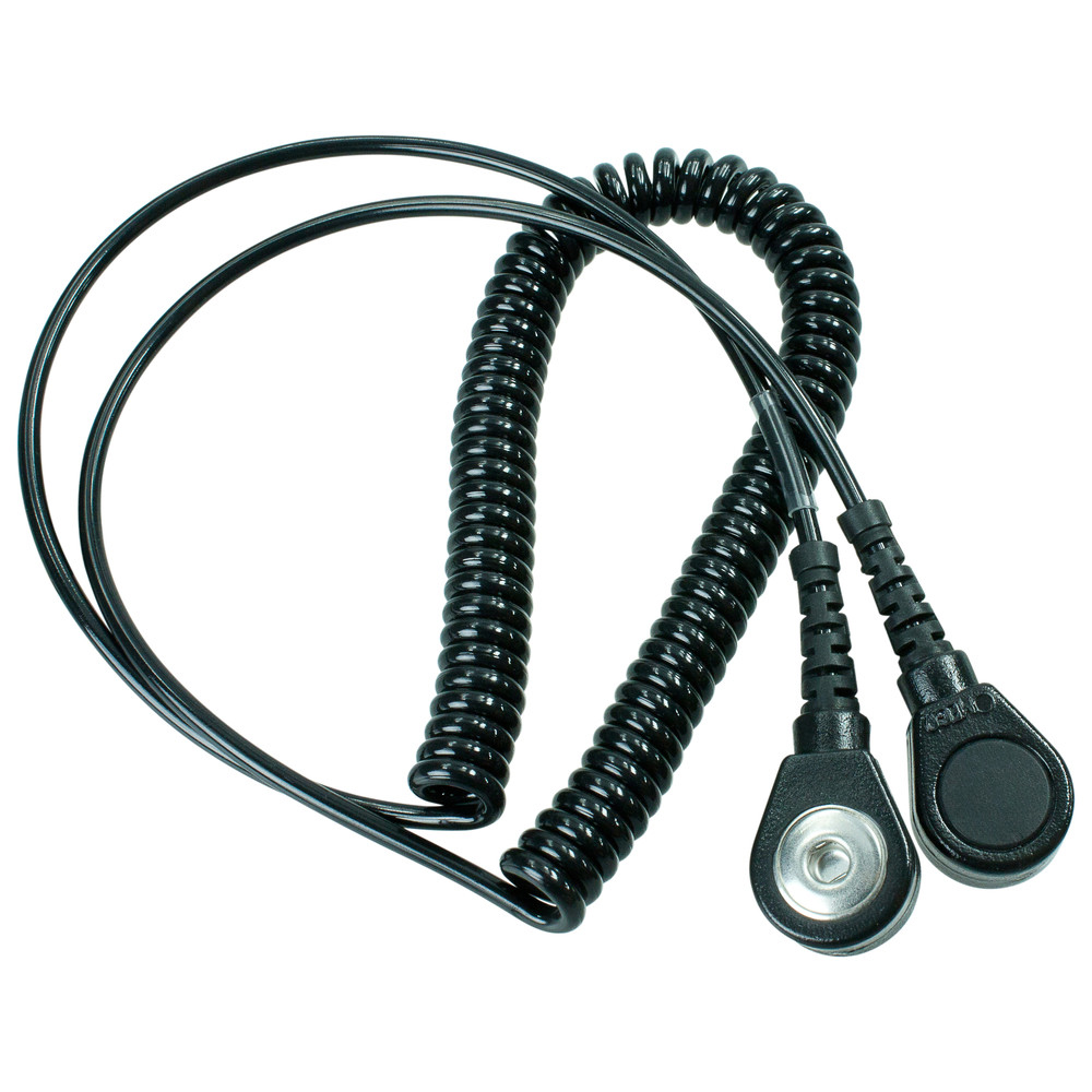 Mini-Spiralkabel, ESD, 3/10 mm Druckknopf