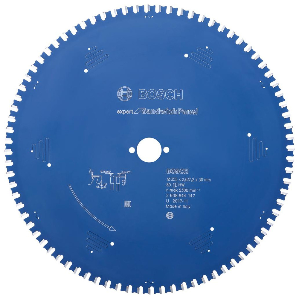 HW Kreissägebl.Expert SP 355x2,6x30mm Z80 TF Bosch