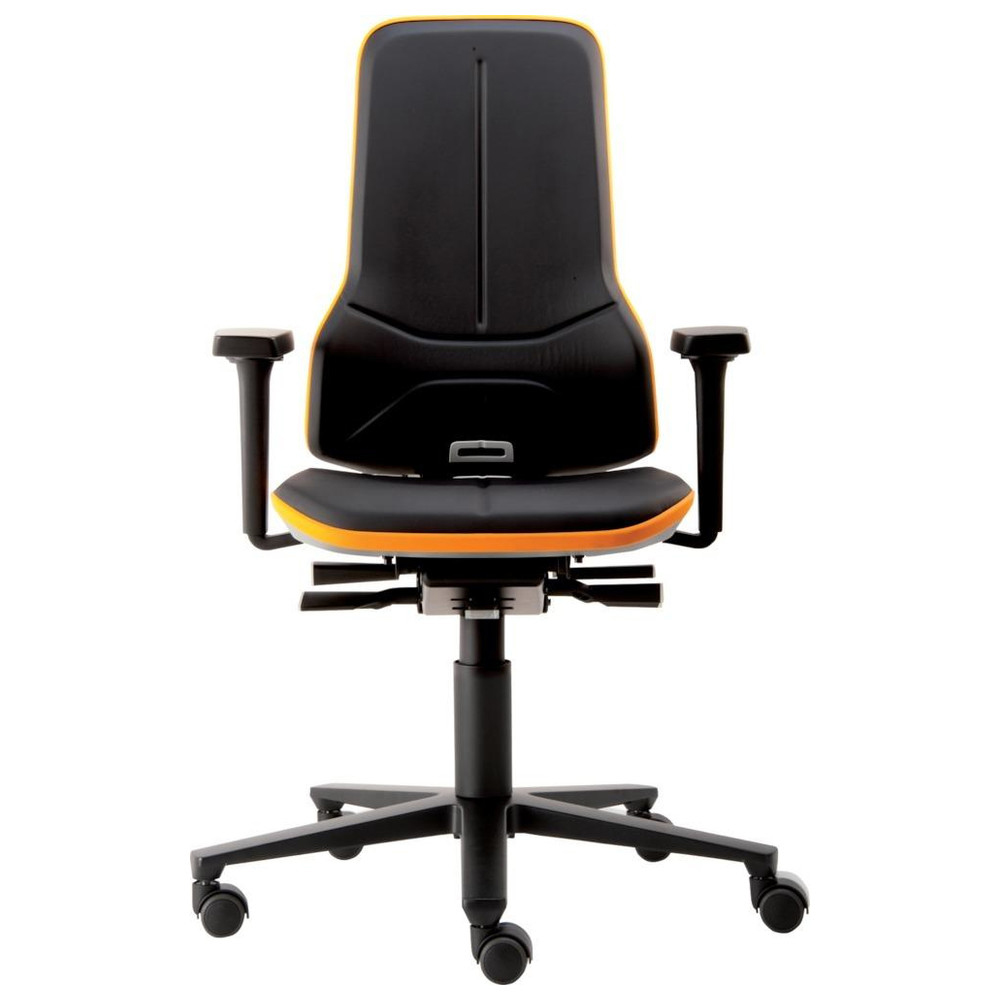Basisstuhl NEON grau mit Rollen