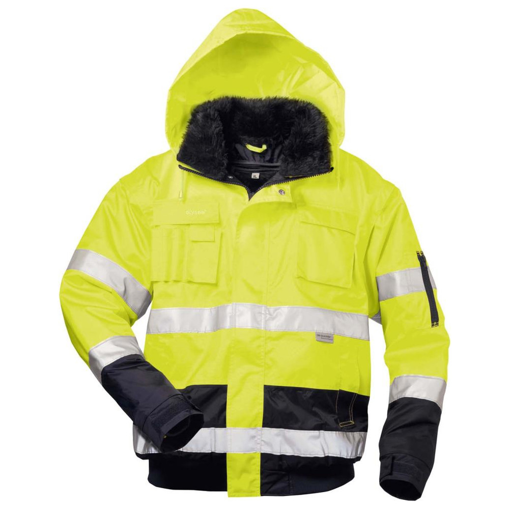 Warnjacke Siegfried, Gr. 2XL, gelb/marine