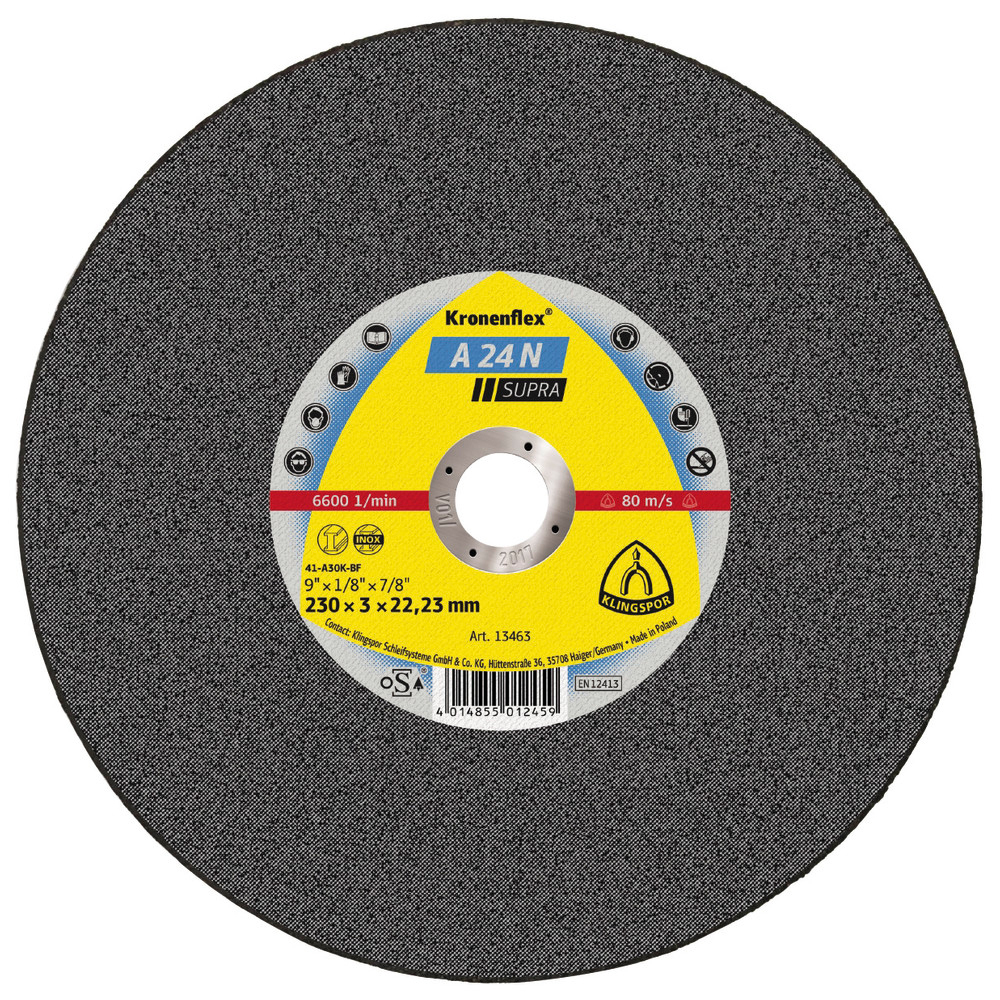 Trennscheibe A24N Supra 115 x 2,5 mm gekröpft