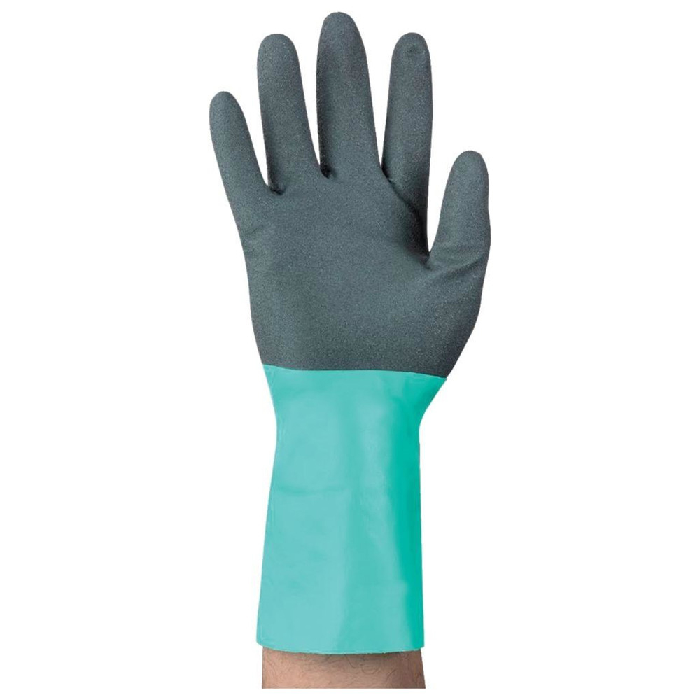 Handschuh AlphaTec 58-128, Gr. 10, schwarz/grün