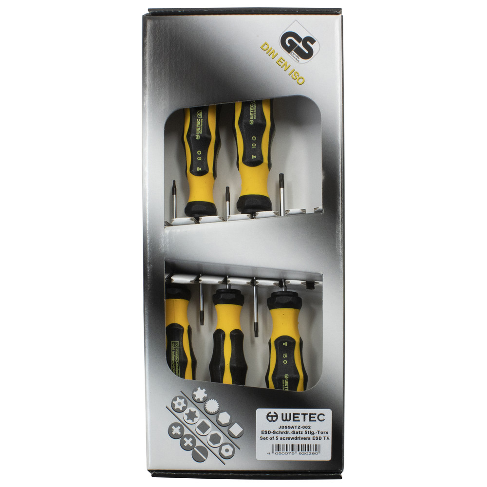 Torx-Schraubendreher-Satz, ESD, 5-teilig