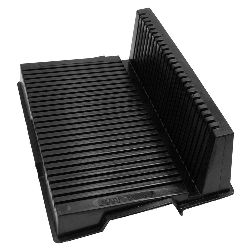 Leiterplattenhalter, L-förmig, ESD, 210 x 275 x 95 mm, 25 Nuten