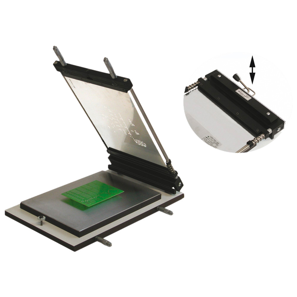 WETEC Schablonendrucker, Platinen bis 260 x 360 mm, Schablonengröße 265 x 380 mm