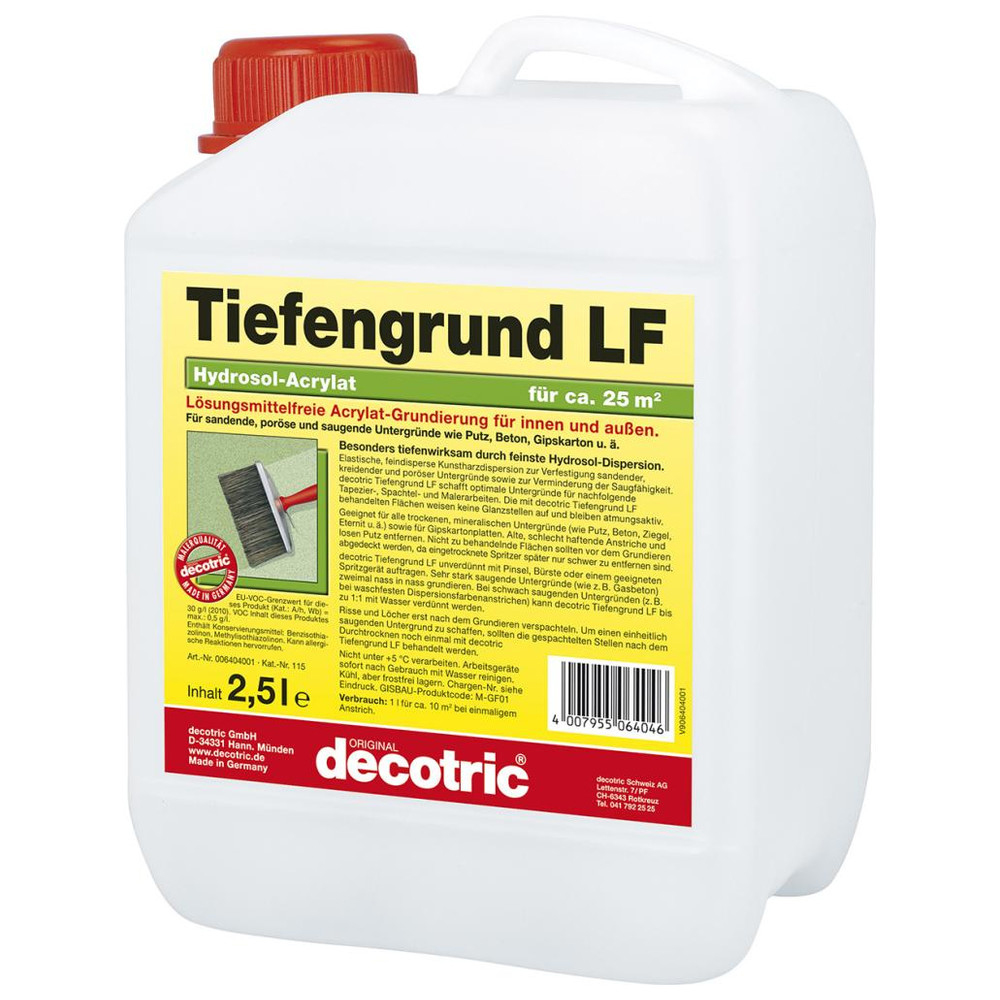 Tiefengrund 2,5 l, LF Hydrosol-Acrylat