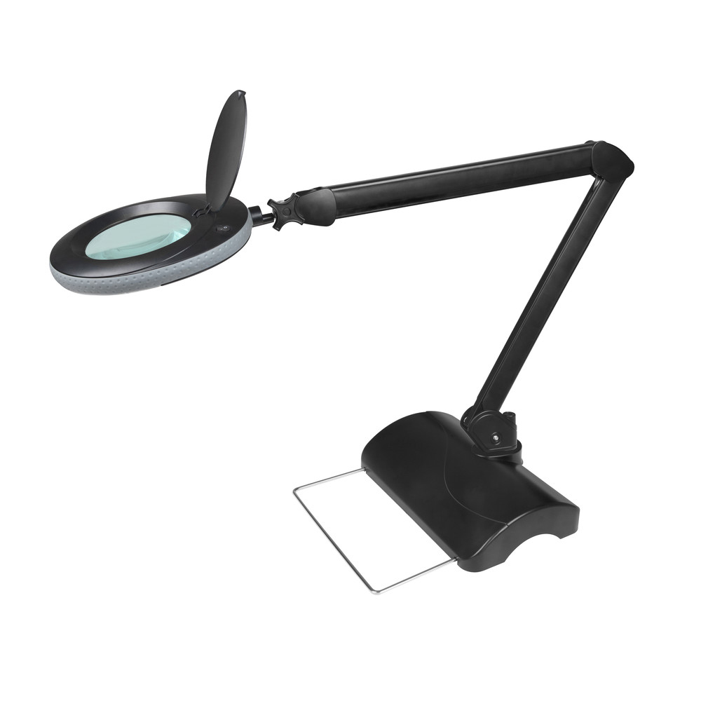 LED Lupenleuchte 721X-MKIII inkl. Tischstativ, 8 Dioptrien, schwarz