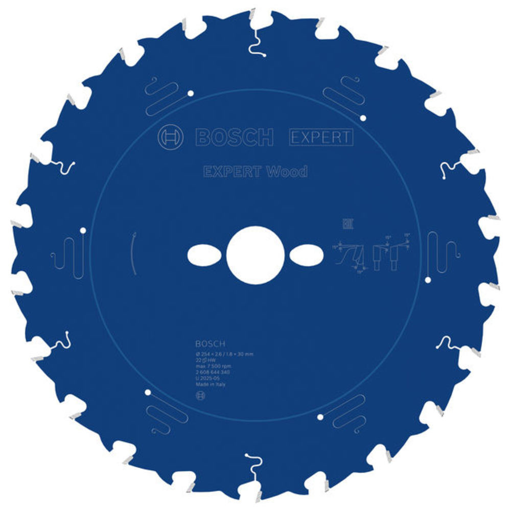 EXPERT Wood Kreissägeblatt, 254x2,6/1,8x30 mm, Z22