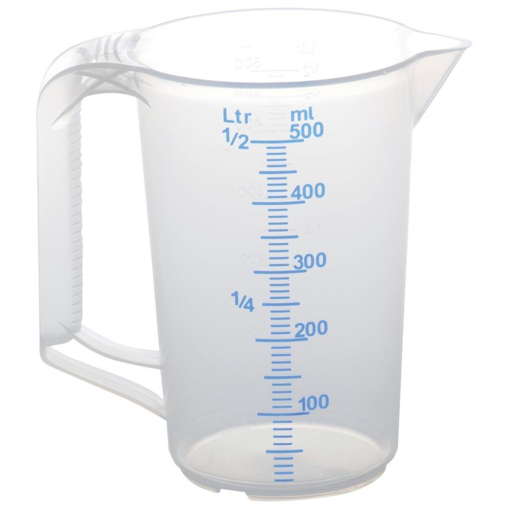 Messkanne geschlossener Griff 500 ml Hünersdorff