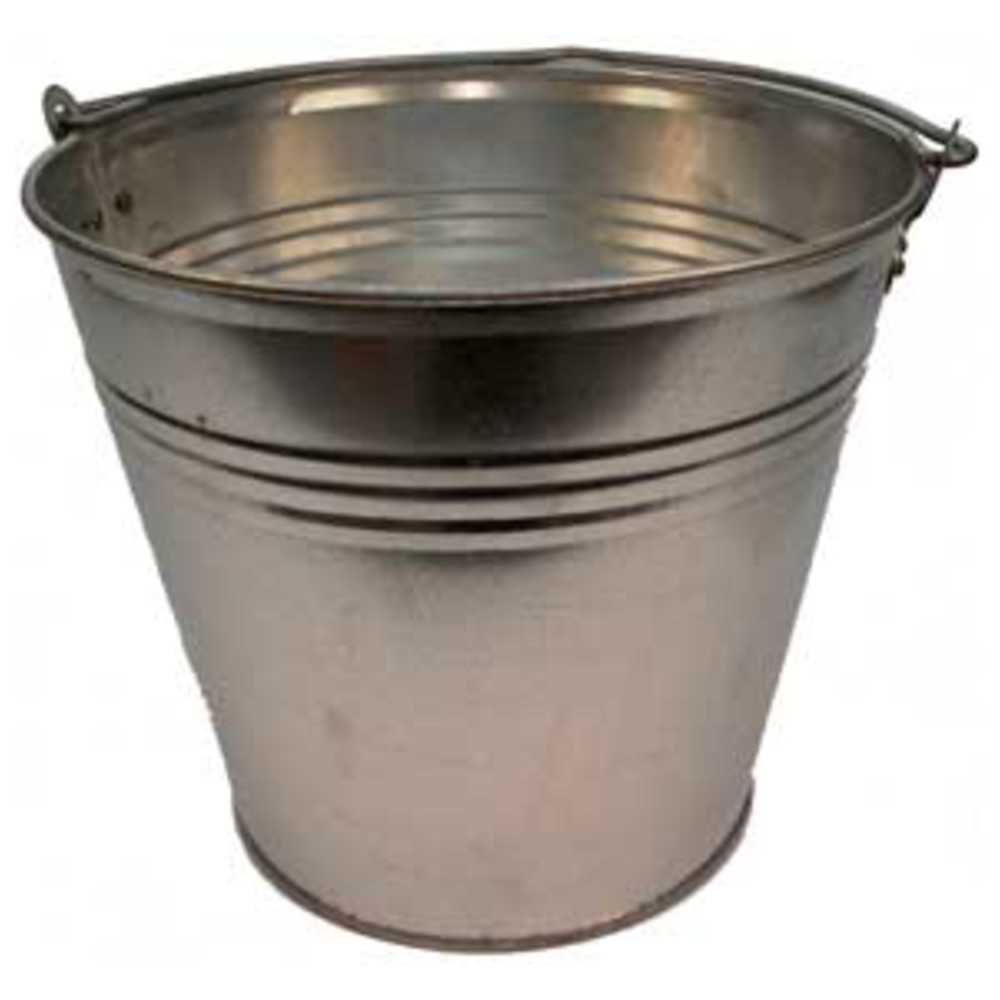 Eimer, aus Stahlblech, verzinkt, 12 l
