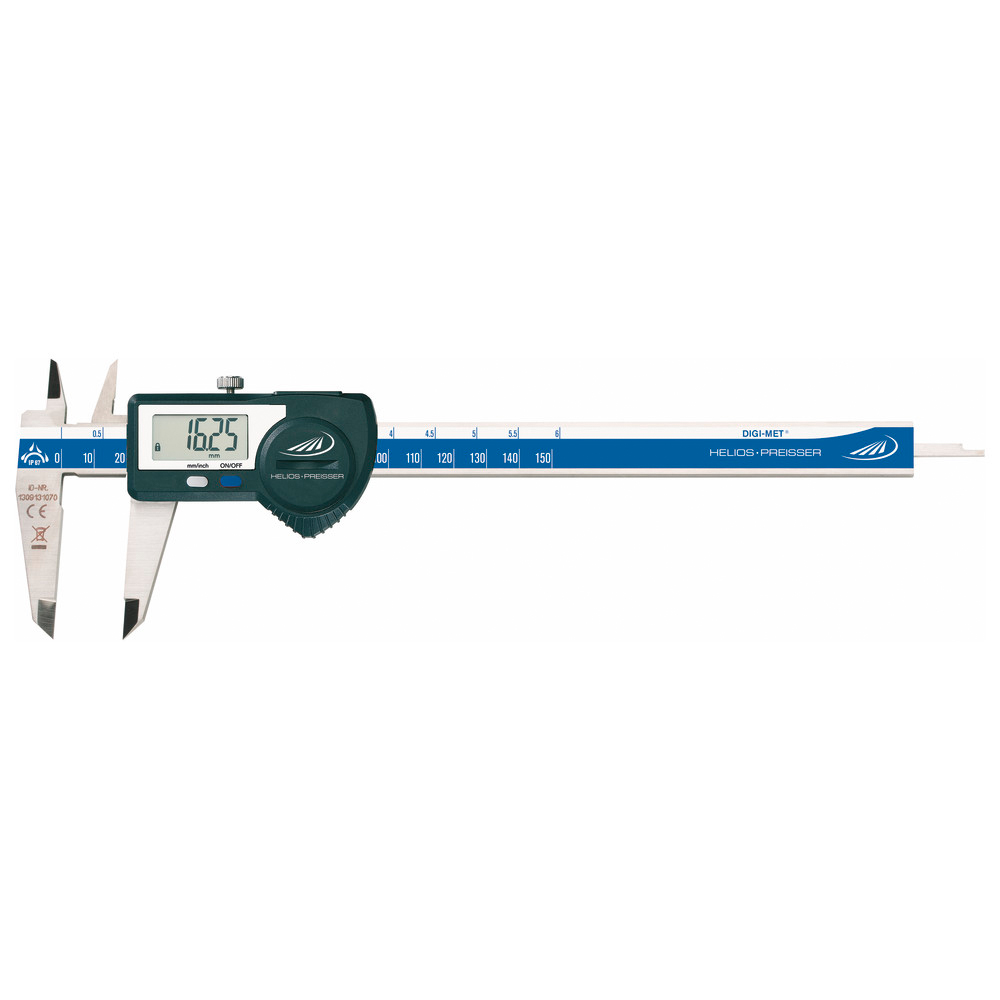 Digital-Taschenmessschieber IP67 150 mm mit Daten ET HP