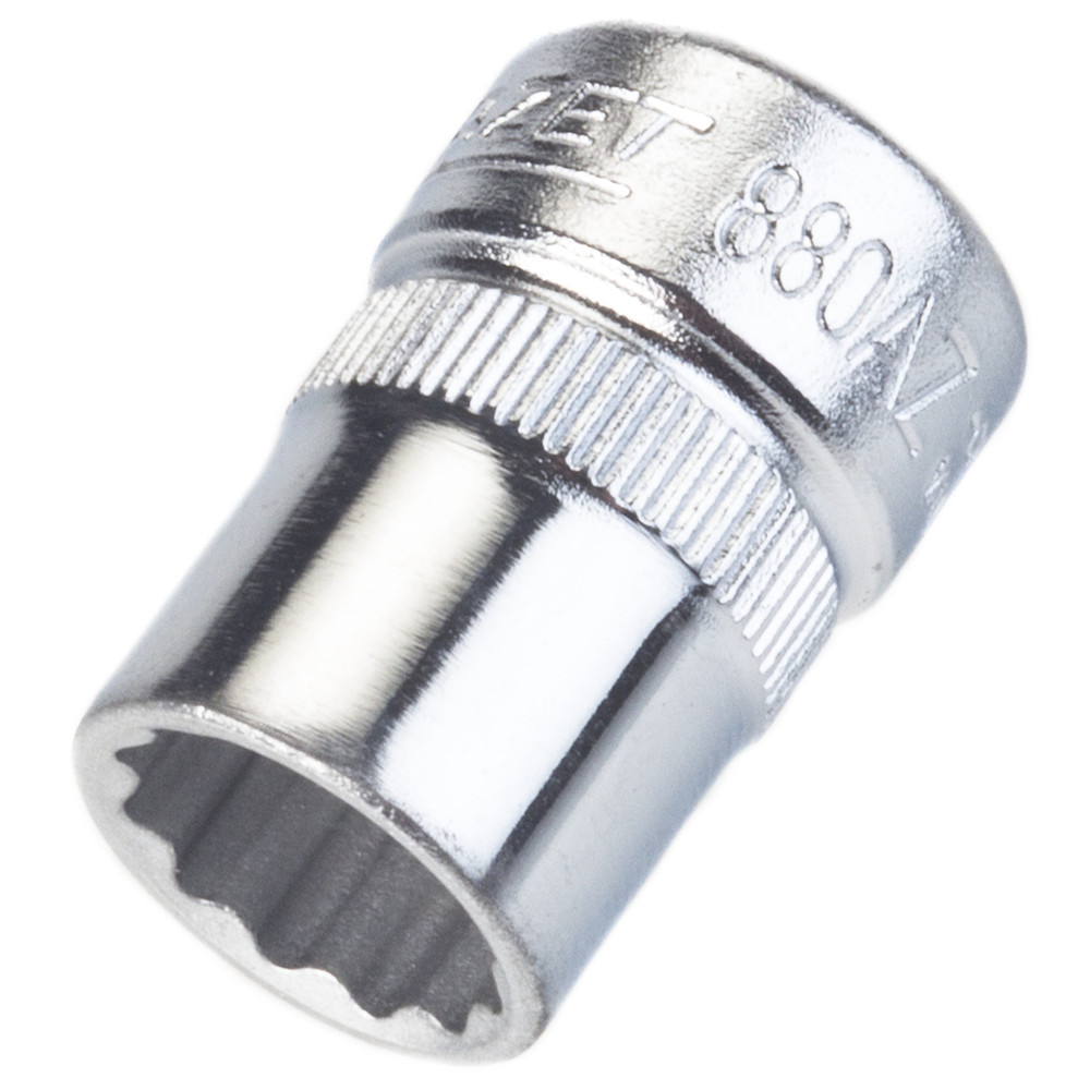 Steckschlüssel-Einsatz (Doppel-6kt.) 880AZ-7/16 - Vierkant hohl 10 mm (3/8 Zoll