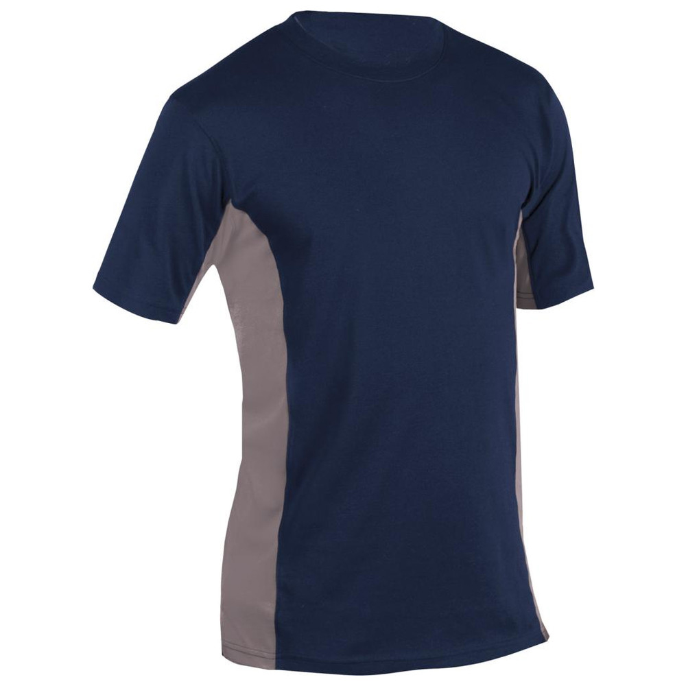 Poloshirt Function Contrast marine/lichtgrau Gr. 2XL