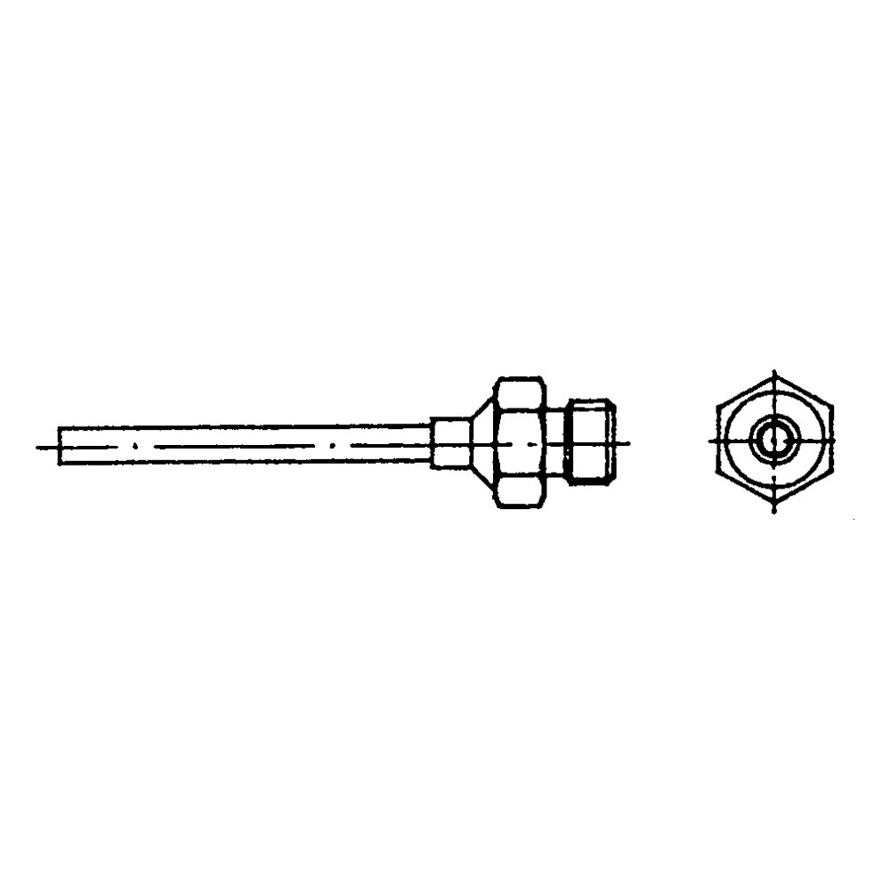 Weller Heißluftdüse Serie HAP, R10/Ø 2,0 mm, Runddüse, lang