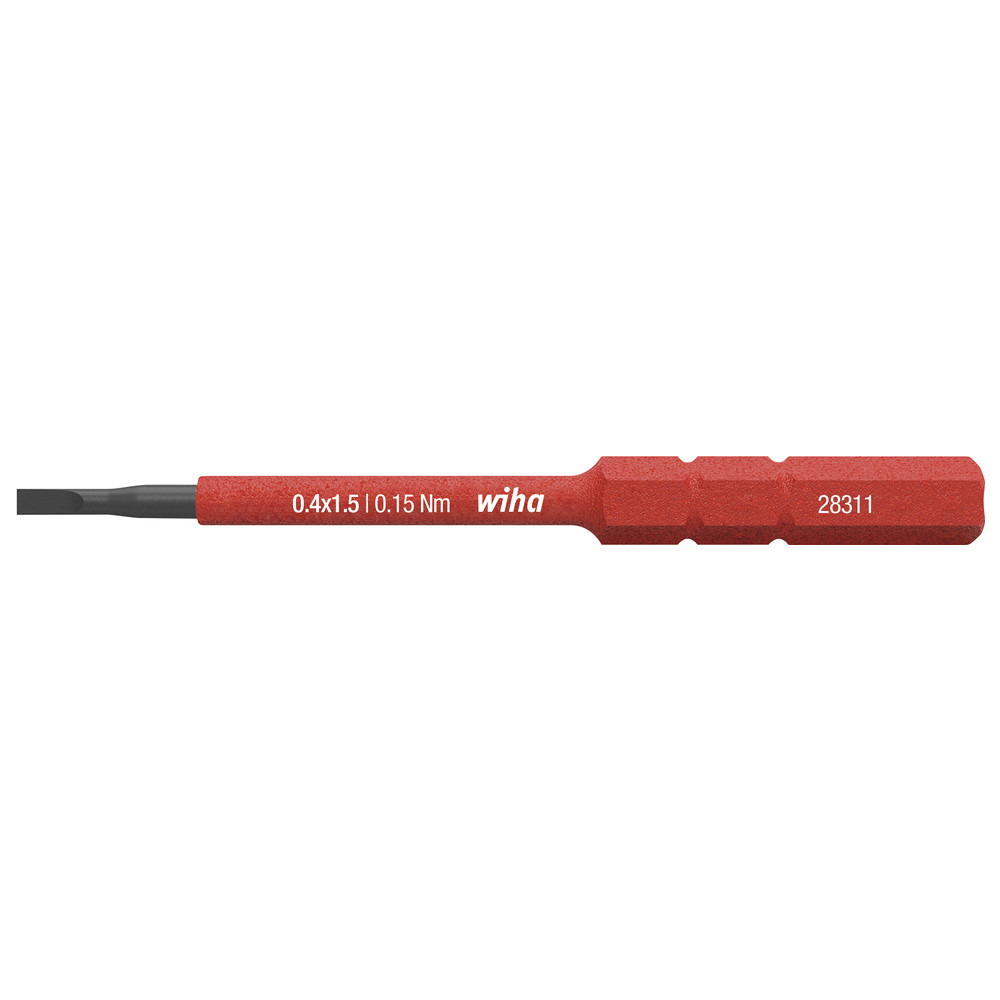 Bit slimBit electric 2831, Schlitz, 1,5 x 0,4 x 75 mm*