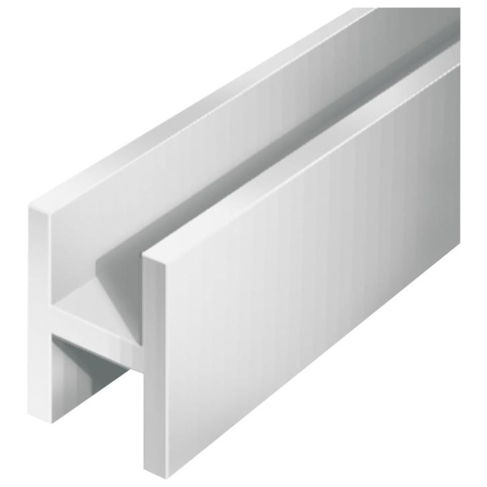 Alu-H-Profil 1000/9,1 x 12 mm silberfarbig