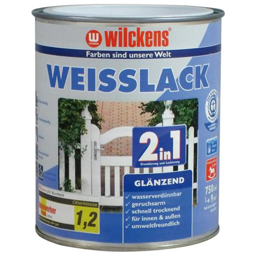 Weißlack 2in1 750 ml, glänzend