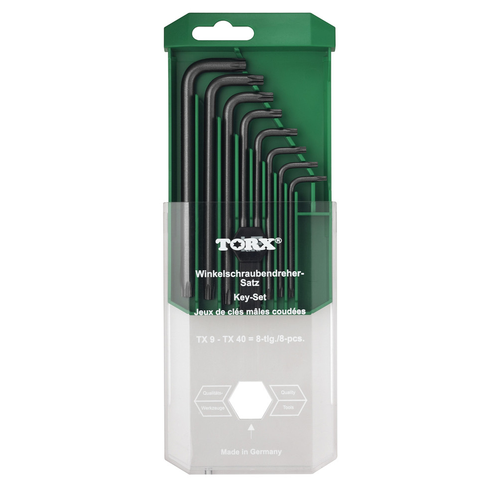 Torx-Winkelschraubendreher-Satz, T 9-T 40