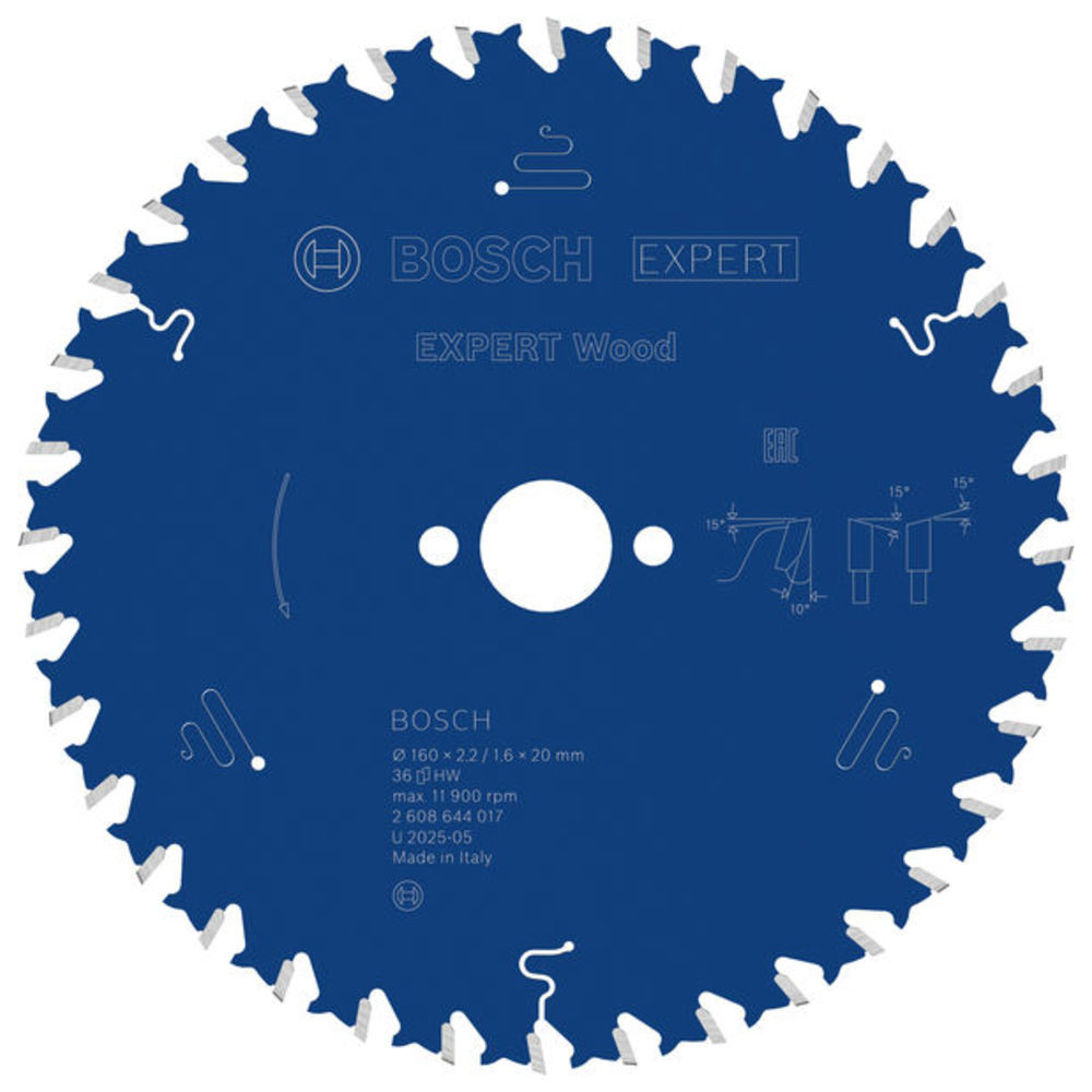 EXPERT Wood Kreissägeblatt, 160x2,2/1,6x20 mm, Z36
