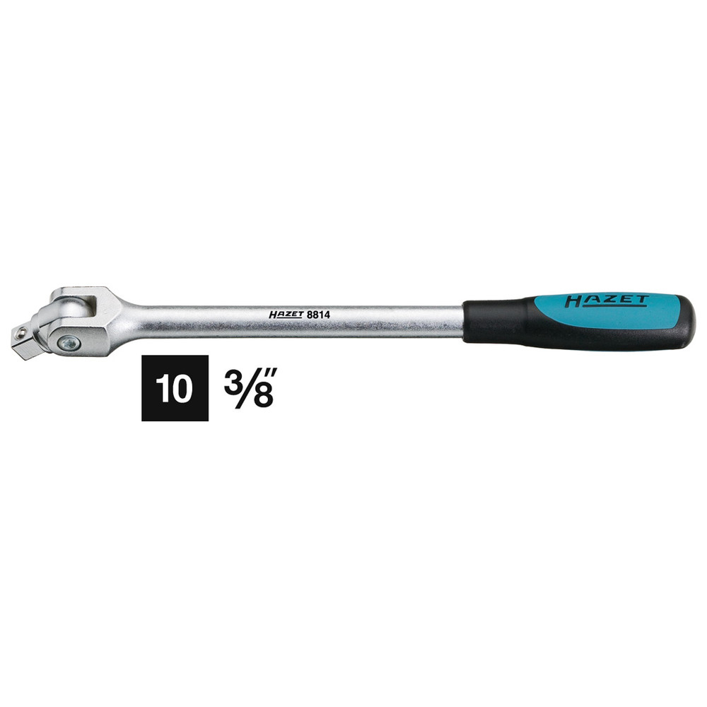 Gelenkgriff 8814 - Vierkant massiv 10 mm (3/8 Zoll) - Gesamtlänge: 250 mm