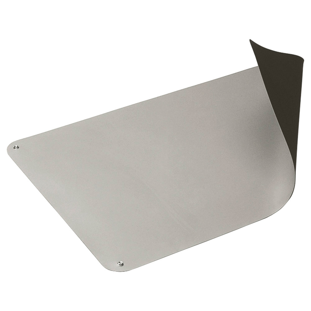 WETEC Tischbelag, ESD, 610 x 900 mm, beige, gerundete Ecken, 2 x 10 mm DK
