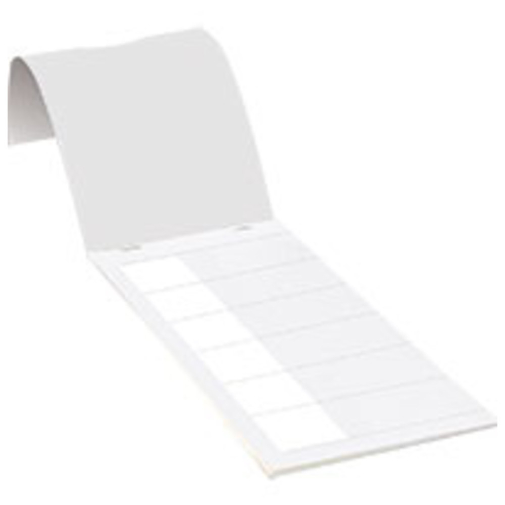Kabelmarkierer zum Selbstbeschriften, weiß, 75 x 25 mm