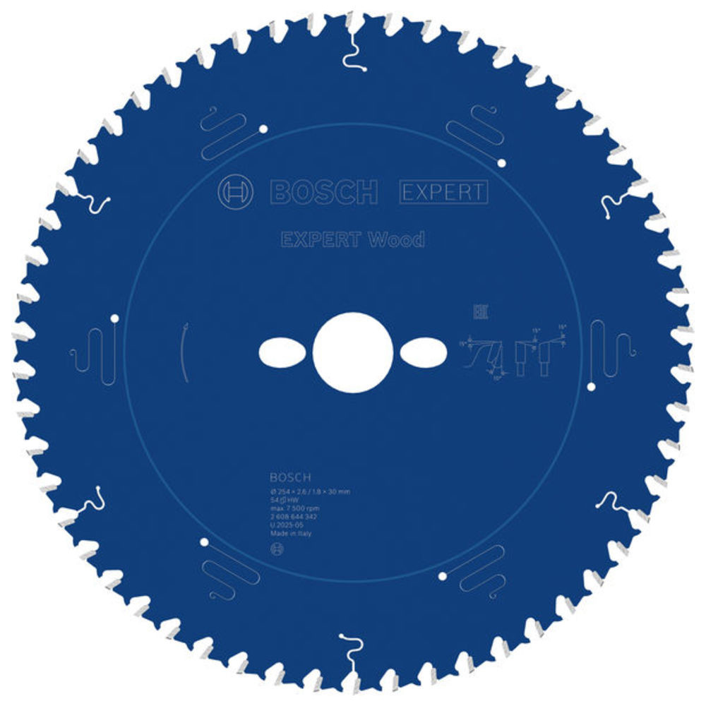 EXPERT Wood Kreissägeblatt, 254x2,6/1,8x30 mm, Z54