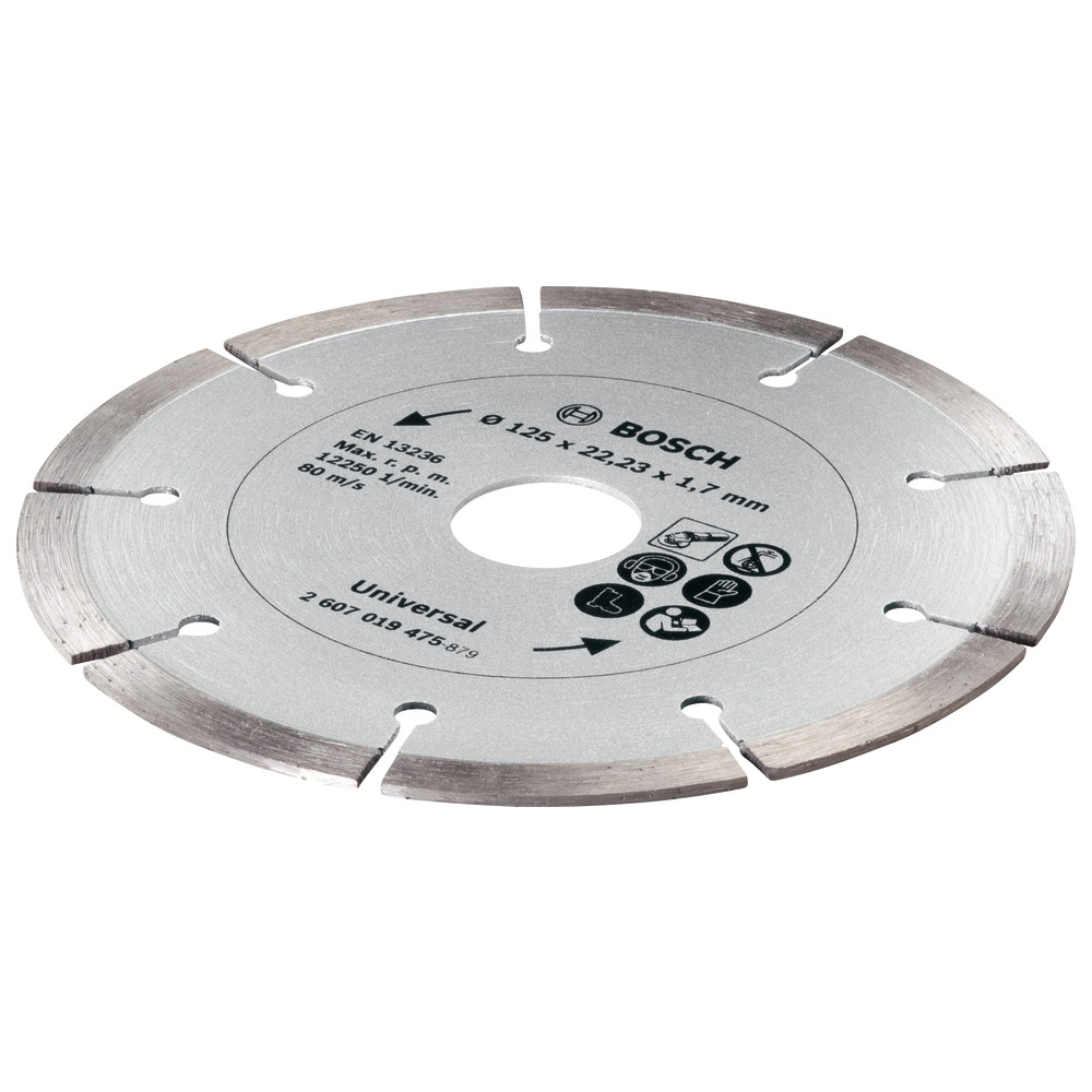 Diamanttrennscheibe für Baumaterial, 125 mm