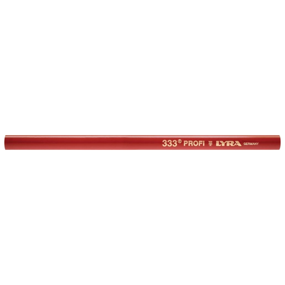 Zimmermanns-Bleistift a12333 oval rot 24cm