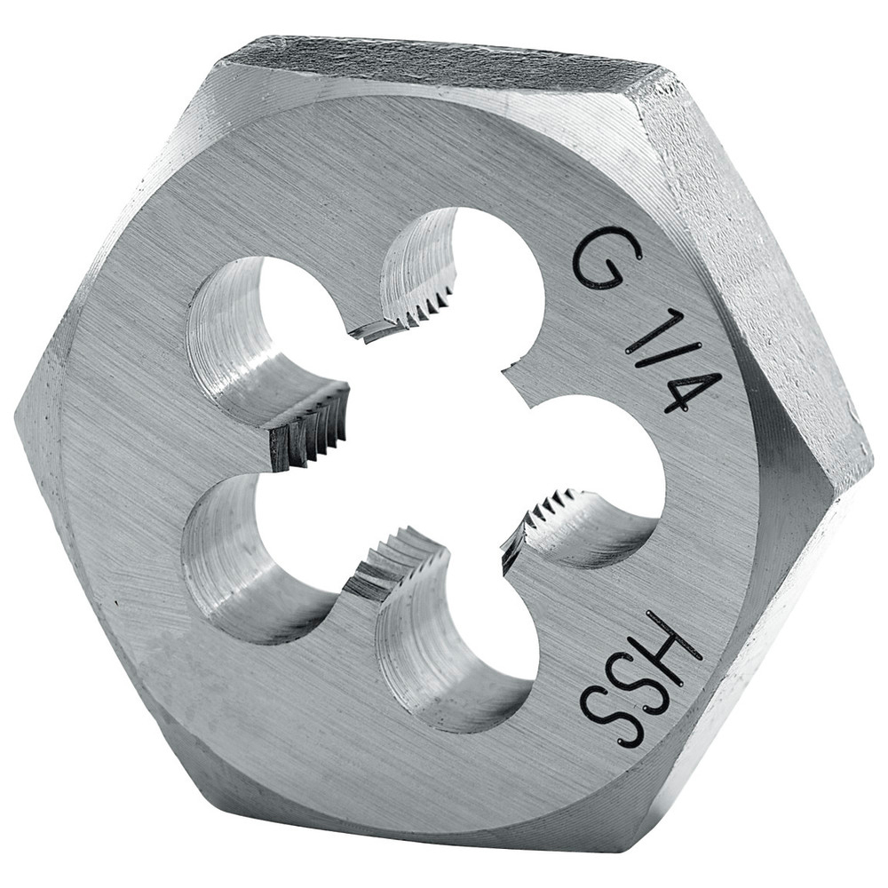 Schneideisen DIN 382 HSS G 1/2" 6-kant