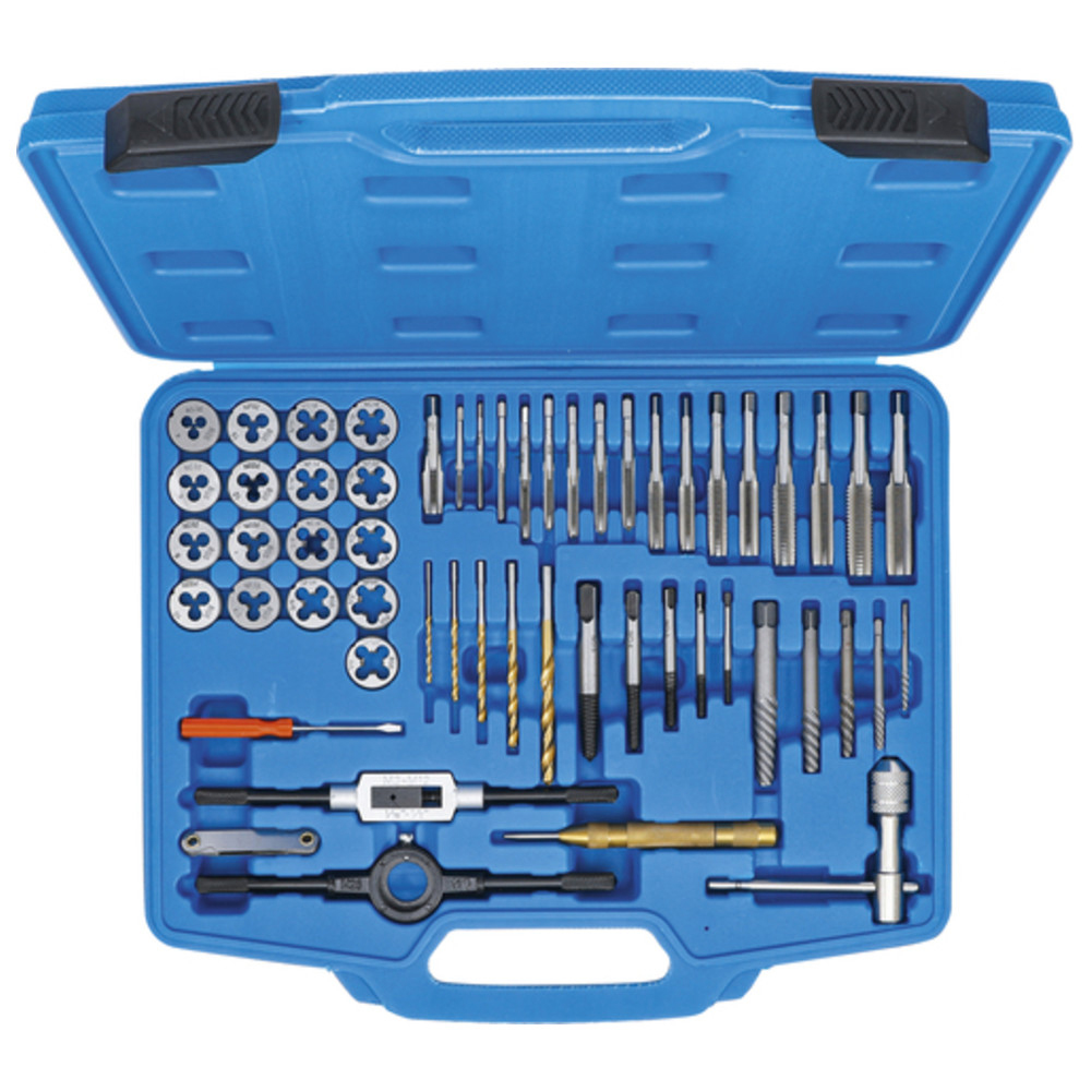 Gewindeschneid-Satz, Zoll, 56-teilig, 1/4"-1"