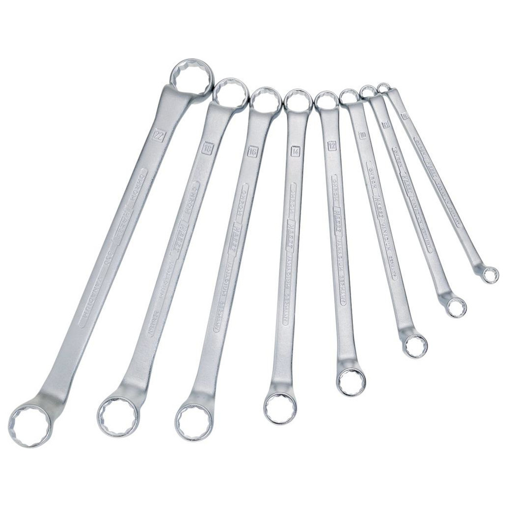 Doppelringschlüssel-Satz DIN 838 8-teilig 6-22 mm
