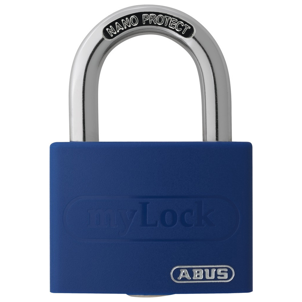 Vorhangschloss Aluminium T65AL/40, blau