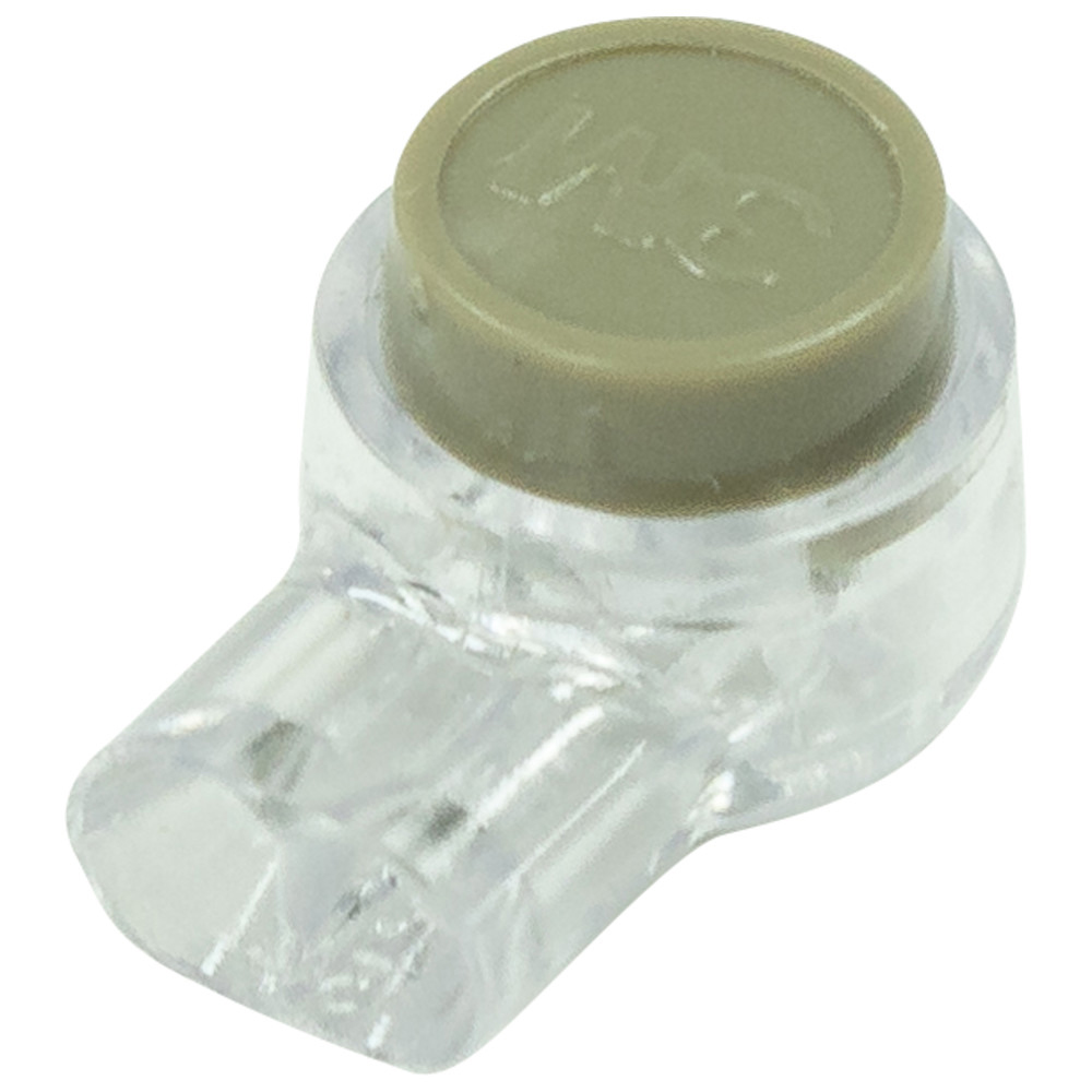 Einzeladerverbinder, fettgefüllt, UP2(CART), grau, 2 Adern 0,4-0,7 mm