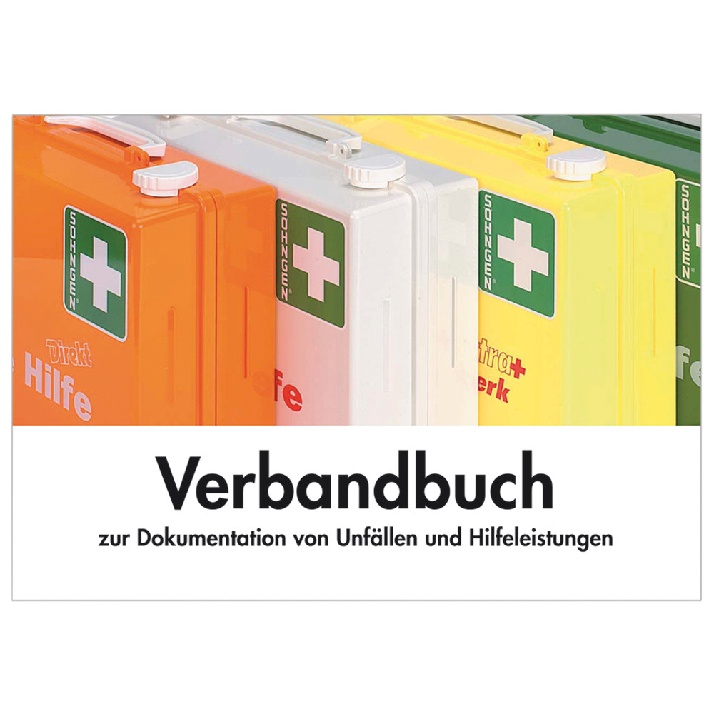 Verbandbuch zur Dokumentation von Unfällen und Hilfeleistungen, DIN A5