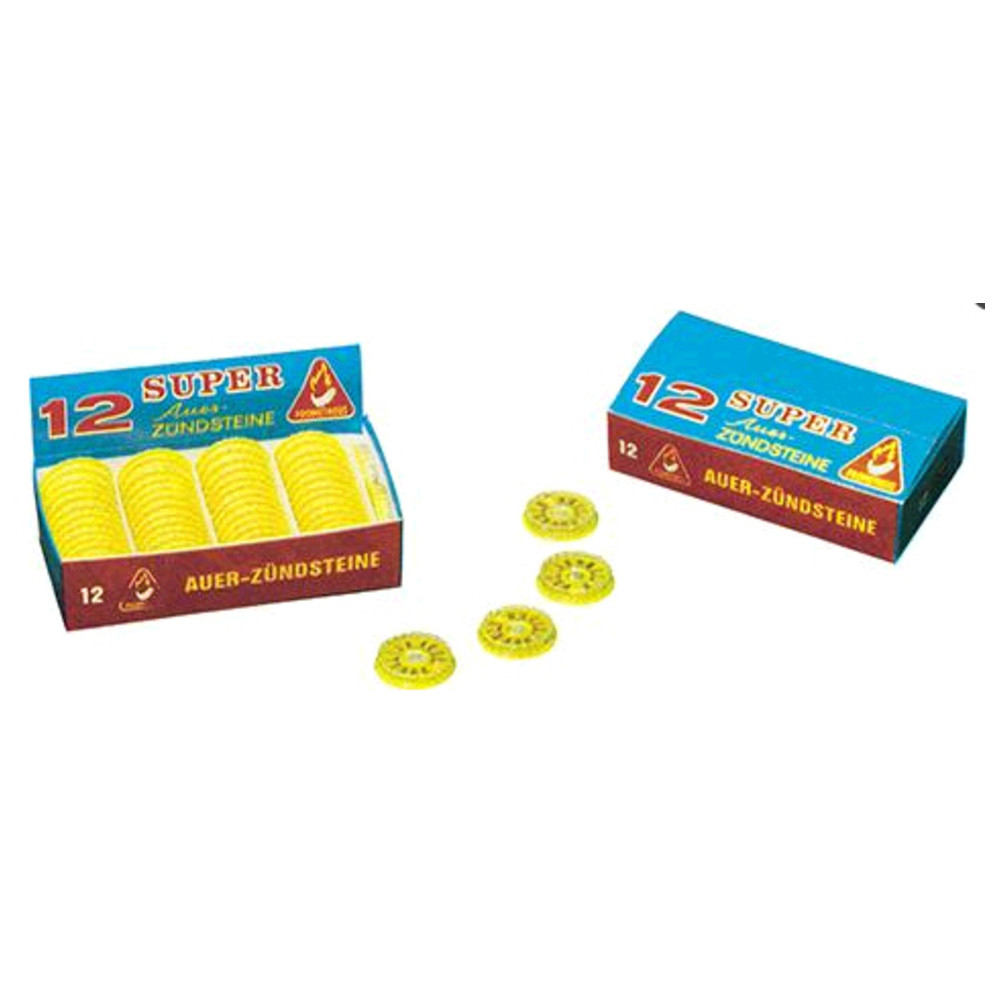 Zündsteine 50 Stück 3 x 20 für Bügelgasanzünder