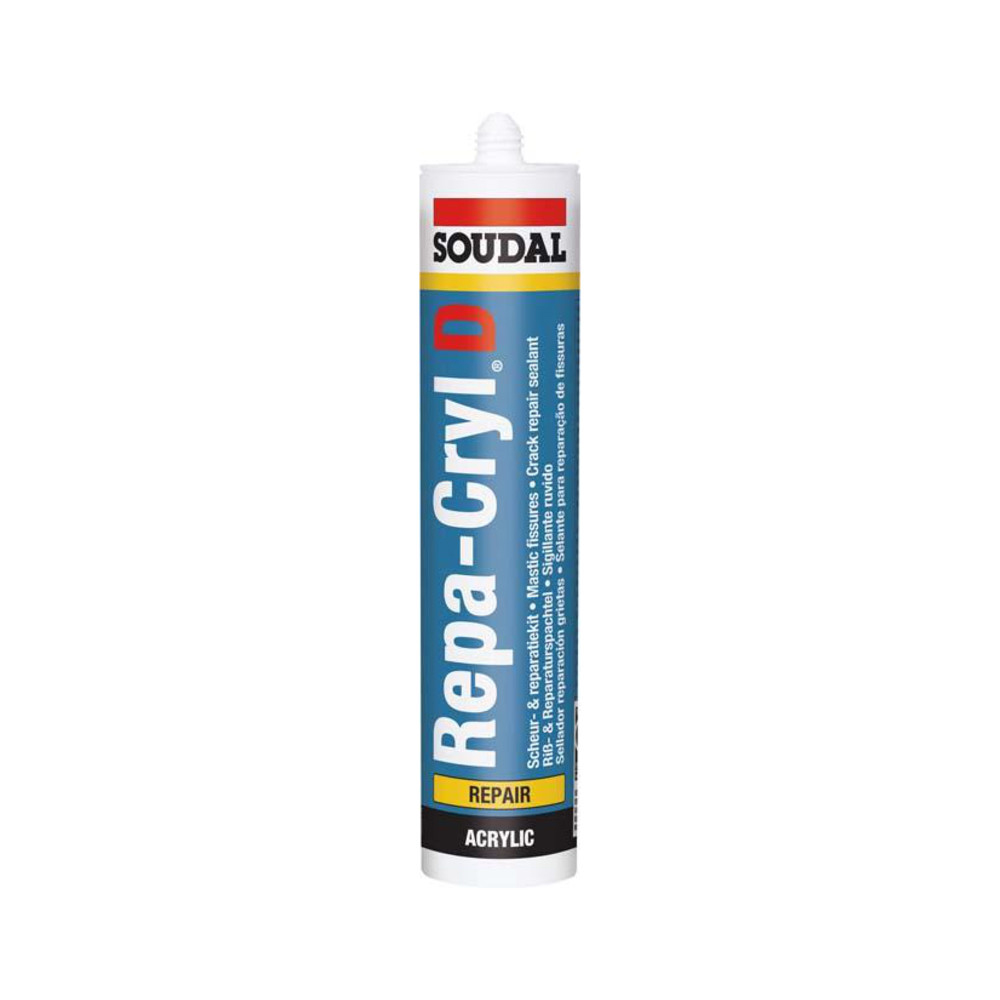 Spachtelmasse, Repacryl-D, Kartusche/Inhalt 310 ml, Farbe weiß